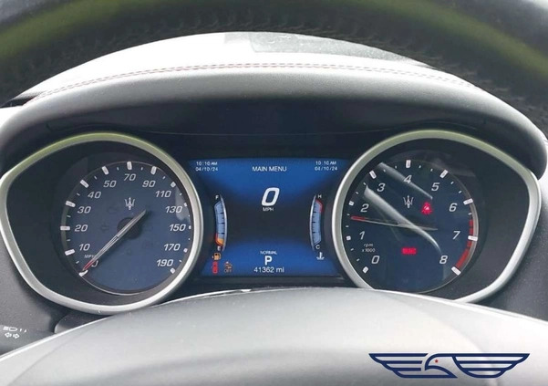 Maserati Ghibli cena 71440 przebieg: 66179, rok produkcji 2018 z Ruda Śląska małe 37